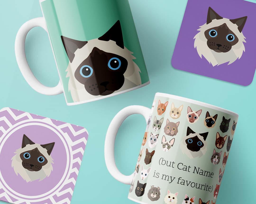 Personalized Cat Mugs