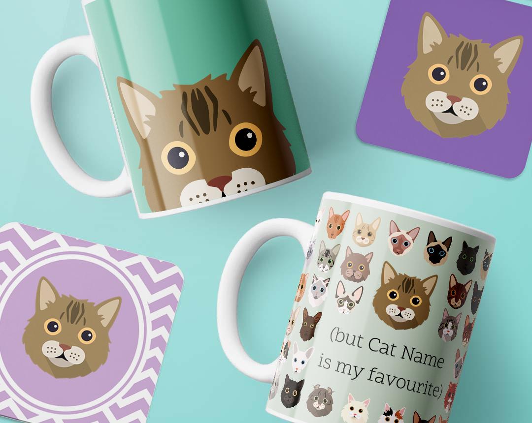 Personalized Cat Mugs