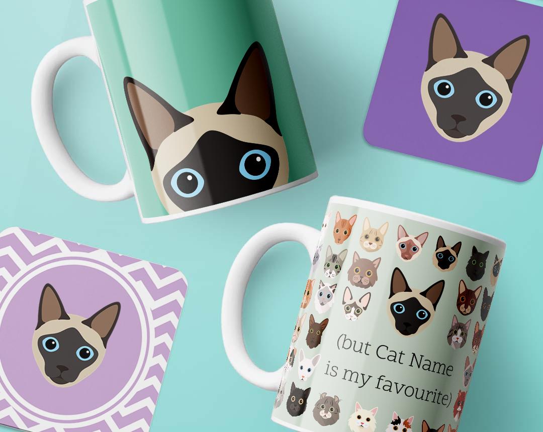 Personalized Cat Mugs