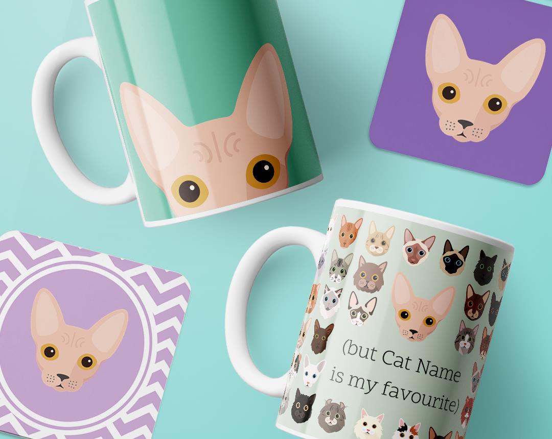 Personalized Cat Mugs