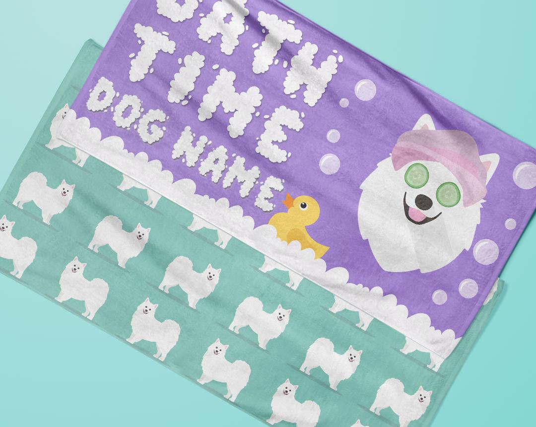 Personalized Dog Bath Towels