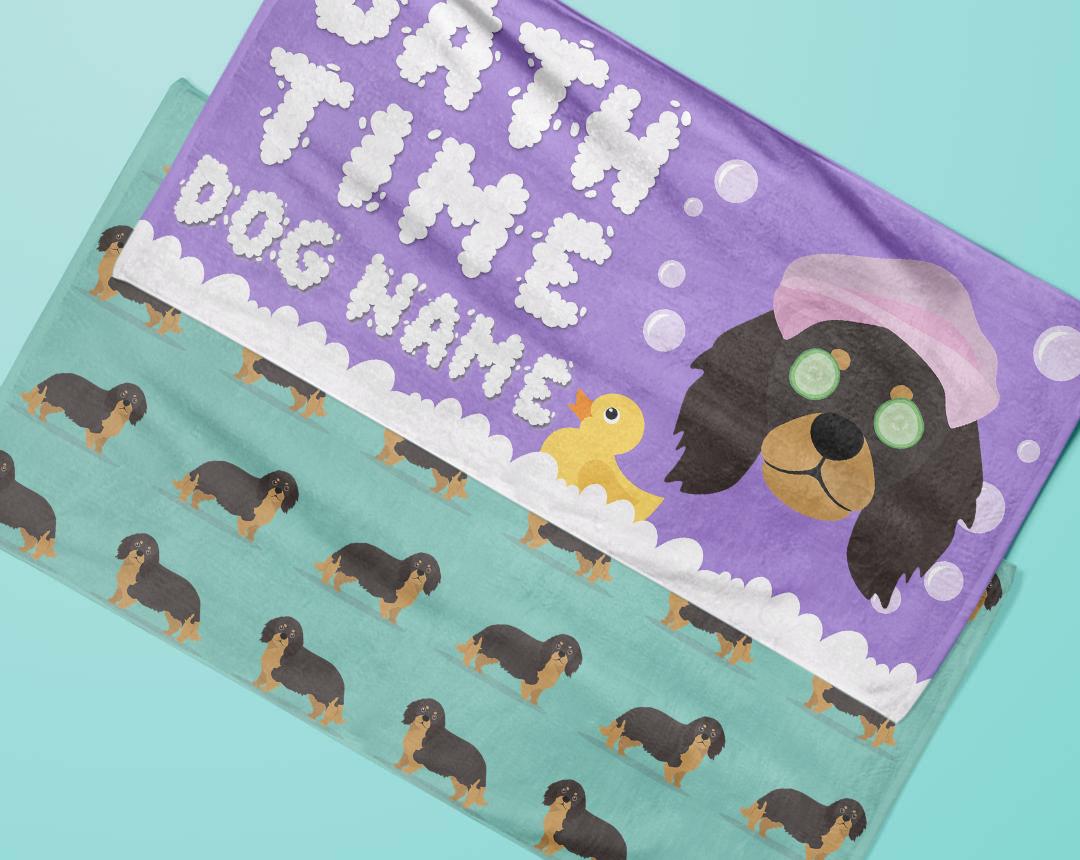 Personalized Dog Bath Towels