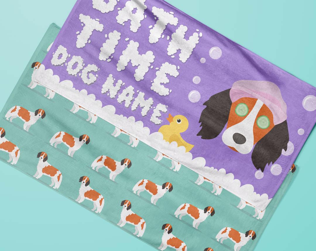 Personalized Dog Bath Towels
