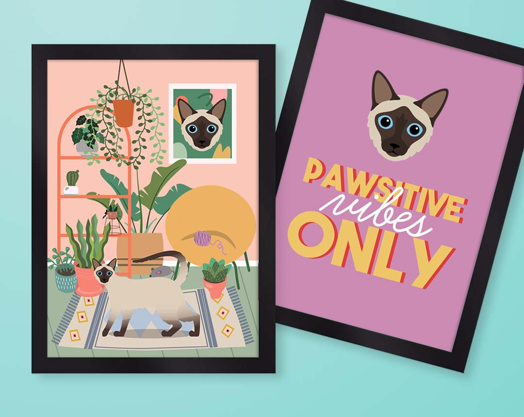 Personalized Cat Wall Art