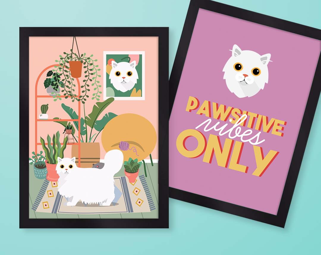 Personalized Cat Wall Art