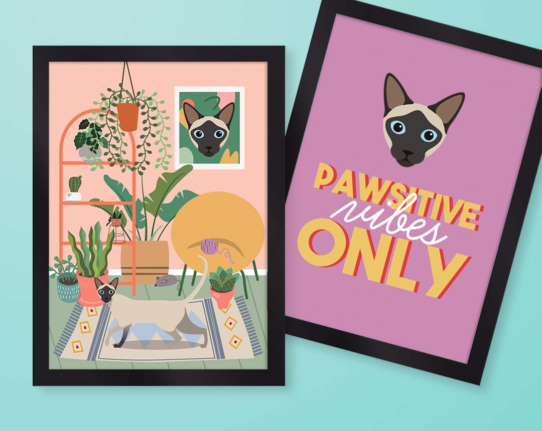 Personalized Cat Wall Art