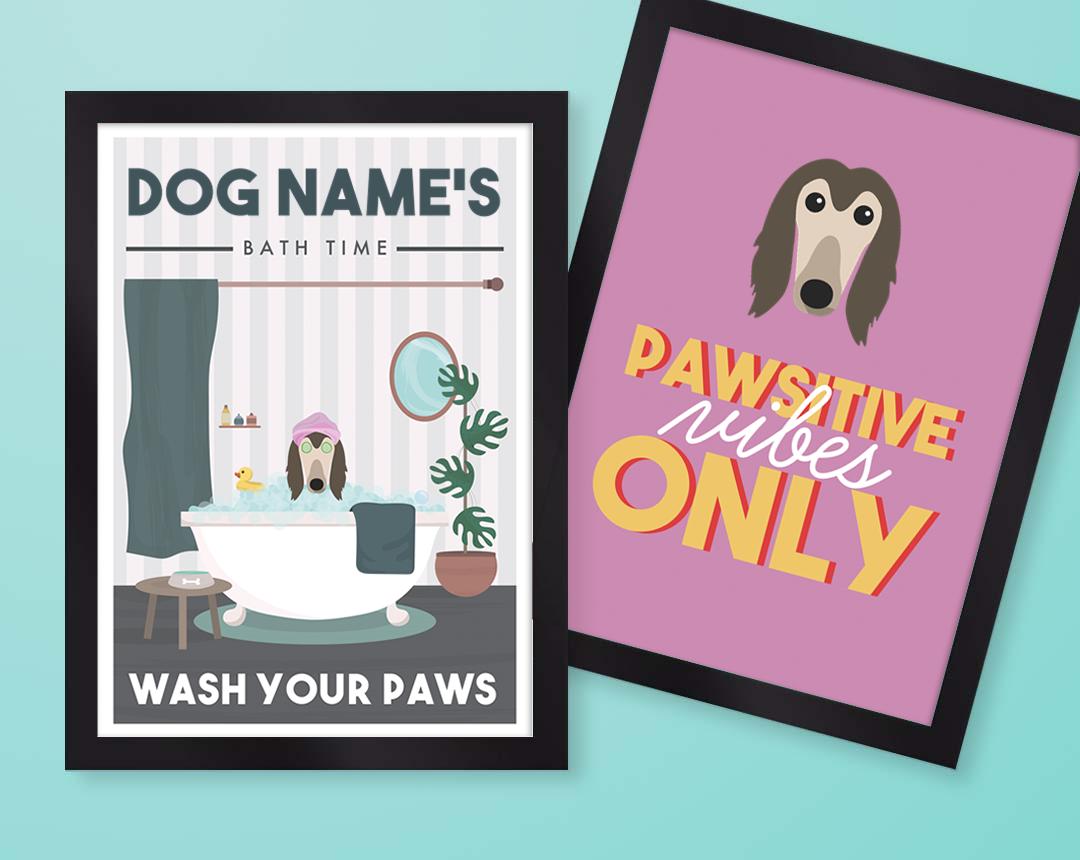 Personalized Dog Wall Art