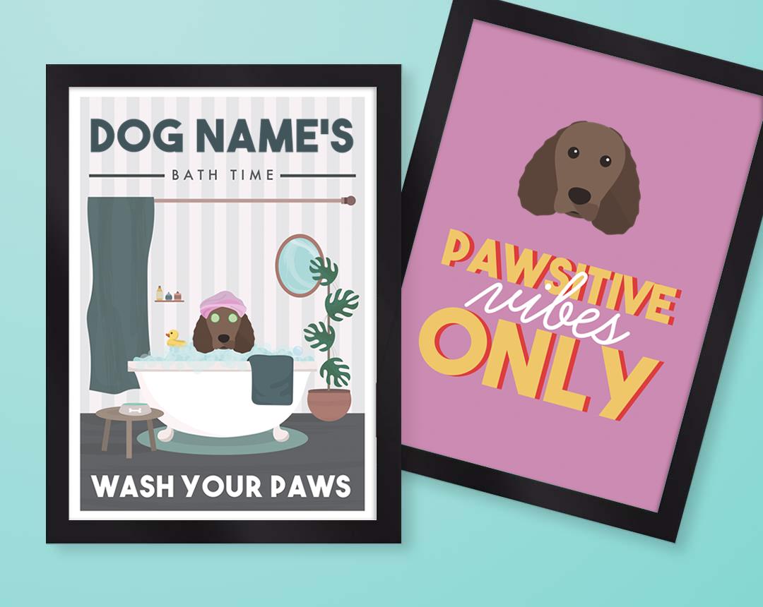 Personalized Dog Wall Art