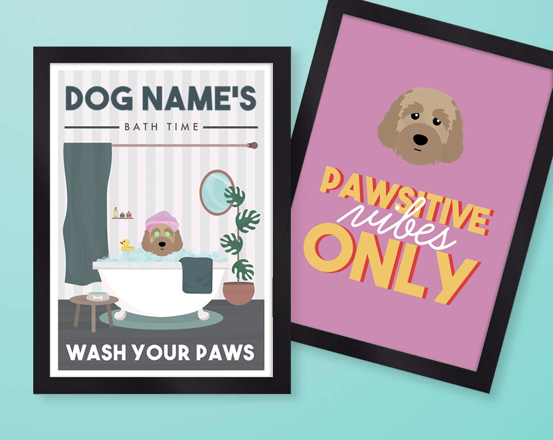 Personalized Dog Wall Art