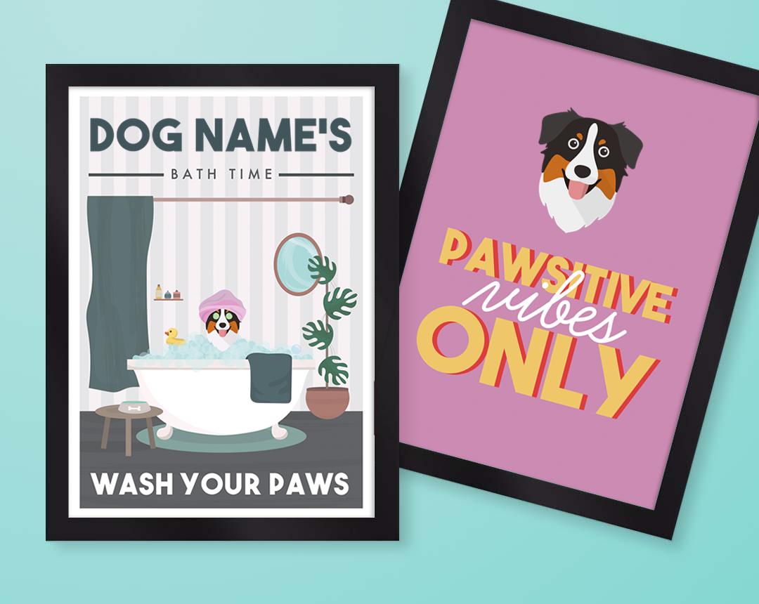 Personalized Dog Wall Art