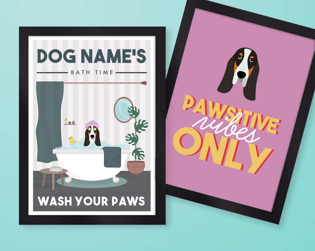 Personalized Dog Wall Art