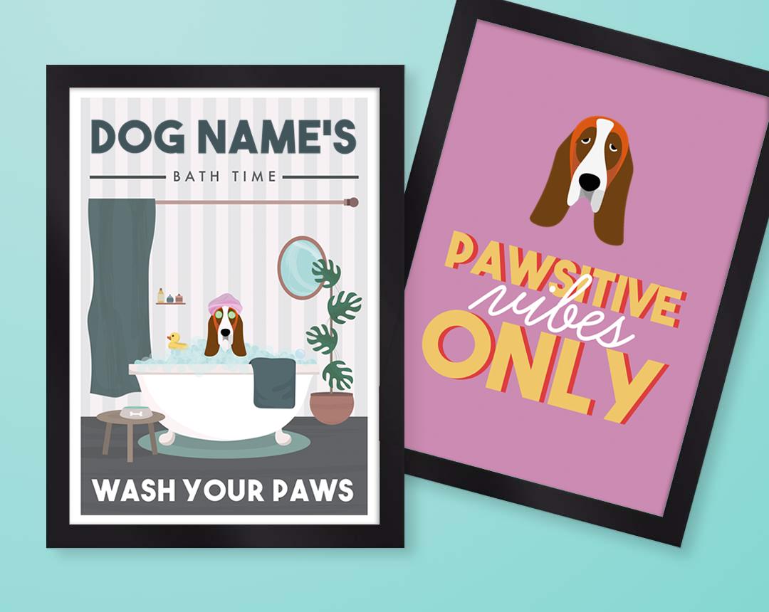 Personalized Dog Wall Art