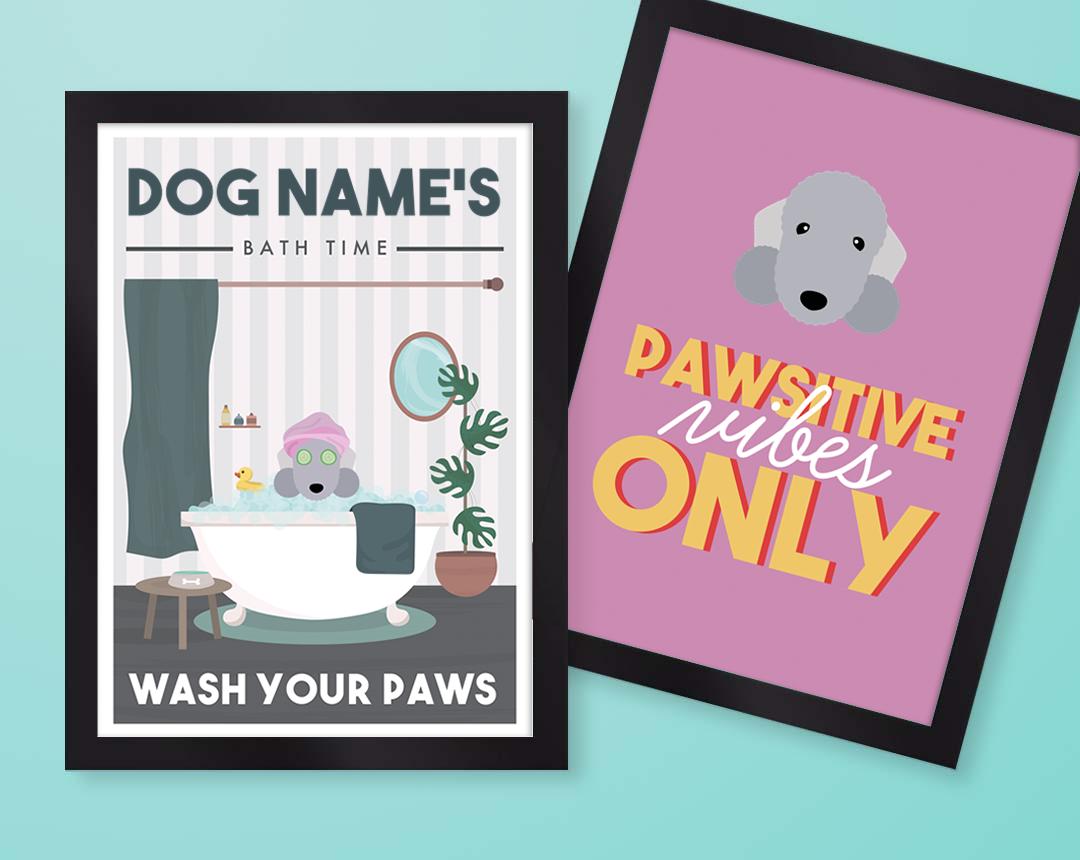 Personalized Dog Wall Art