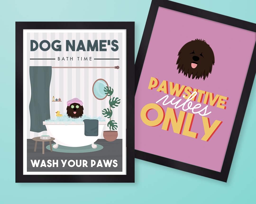 Personalized Dog Wall Art