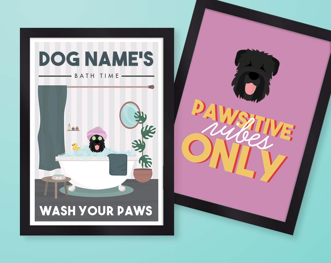 Personalized Dog Wall Art