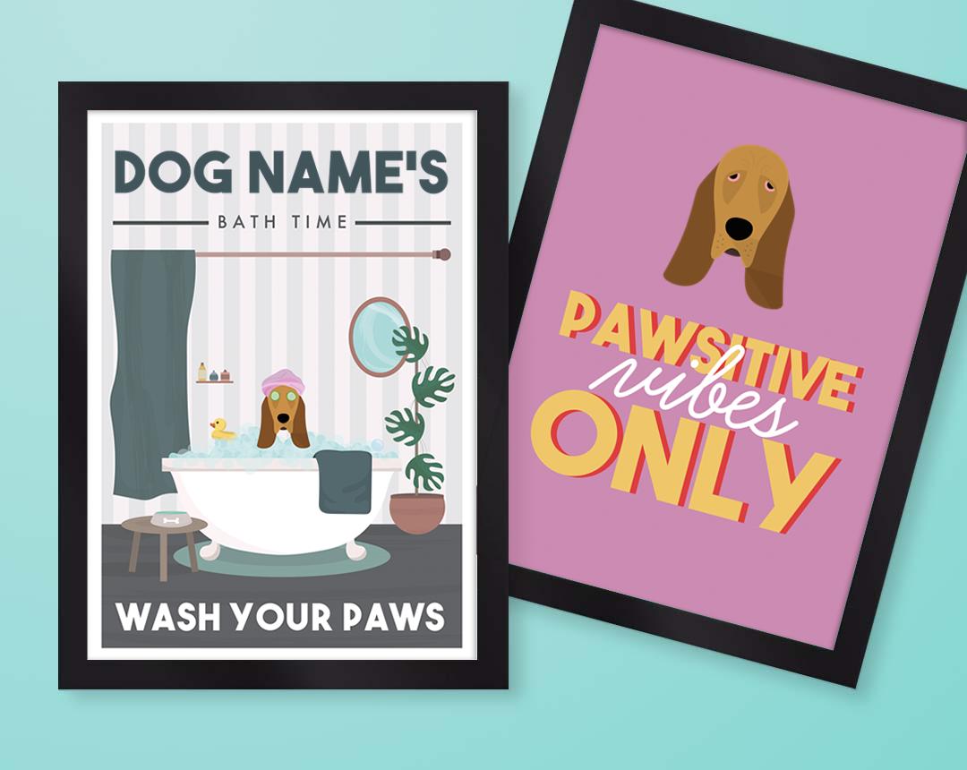 Personalized Dog Wall Art