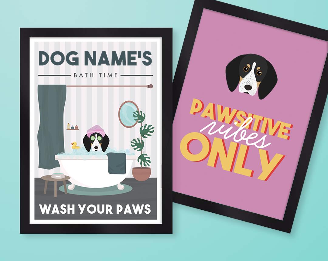 Personalized Dog Wall Art