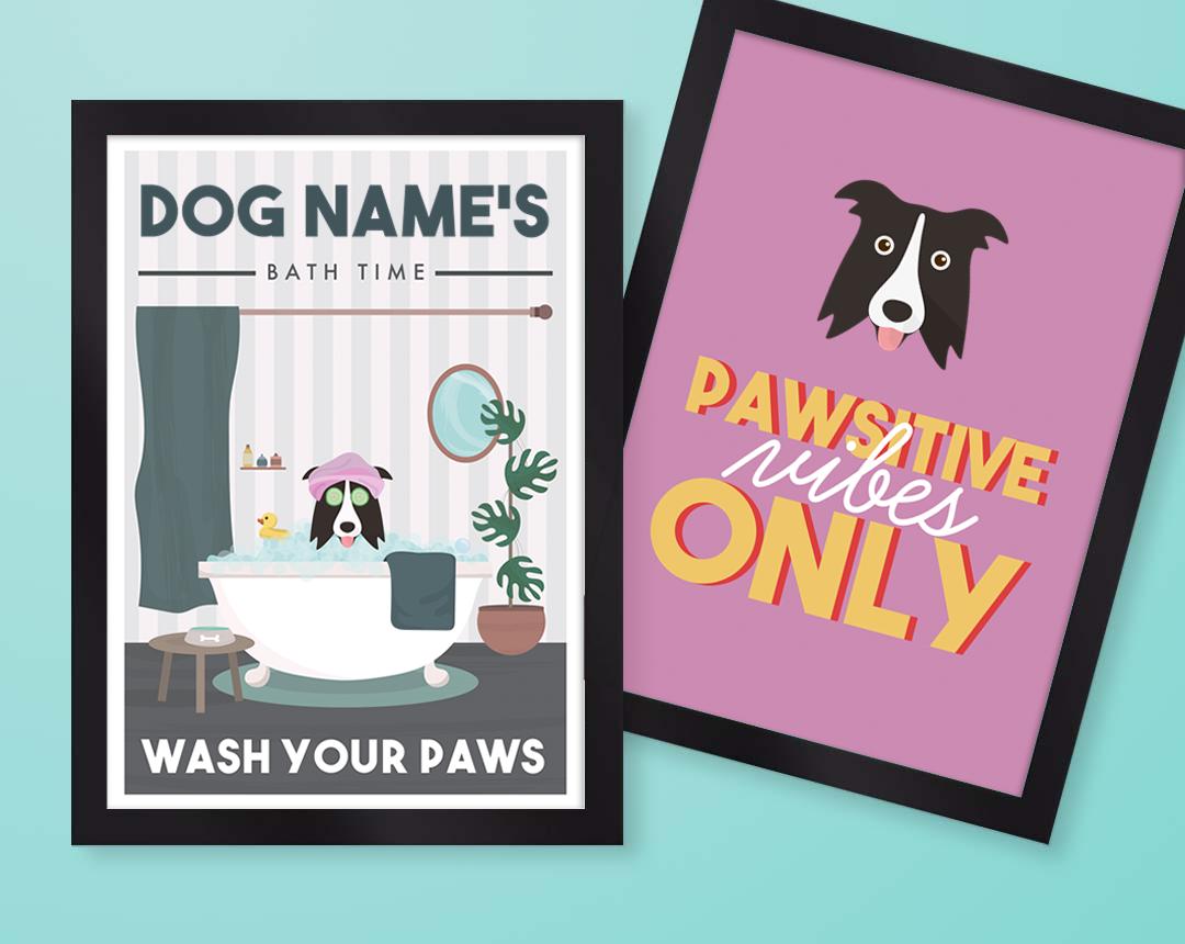 Personalized Dog Wall Art