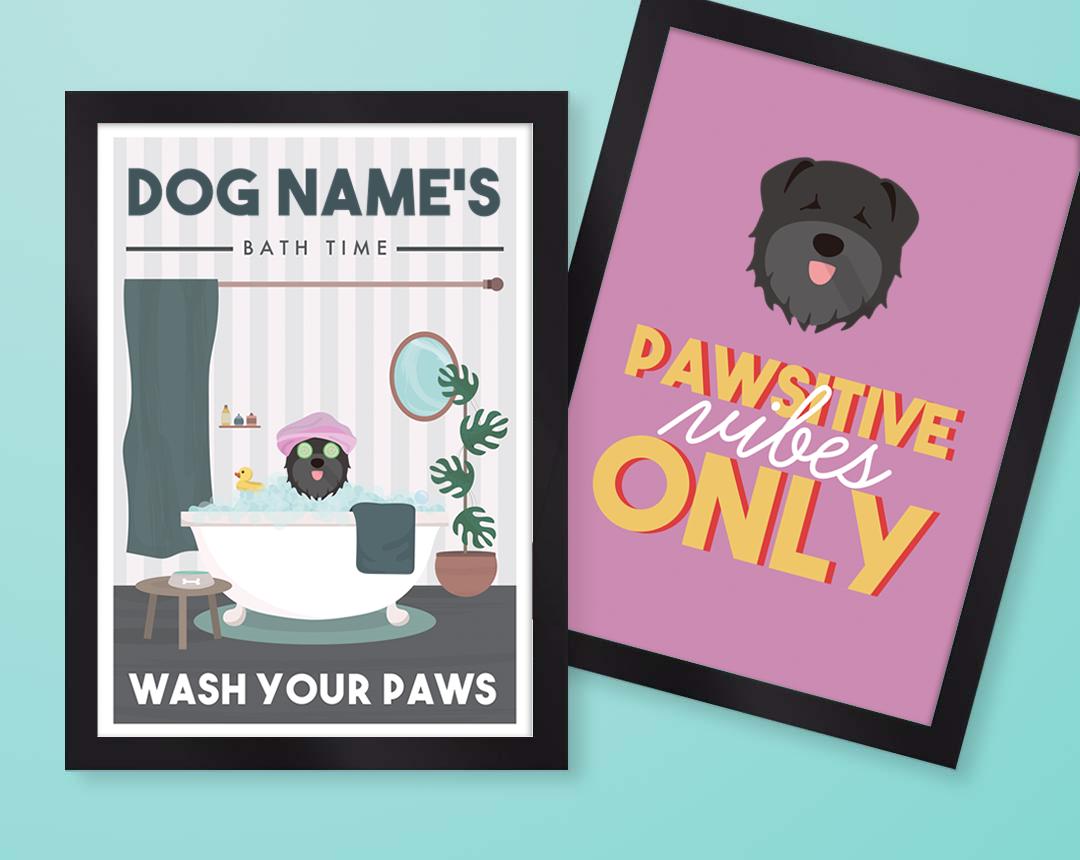 Personalized Dog Wall Art