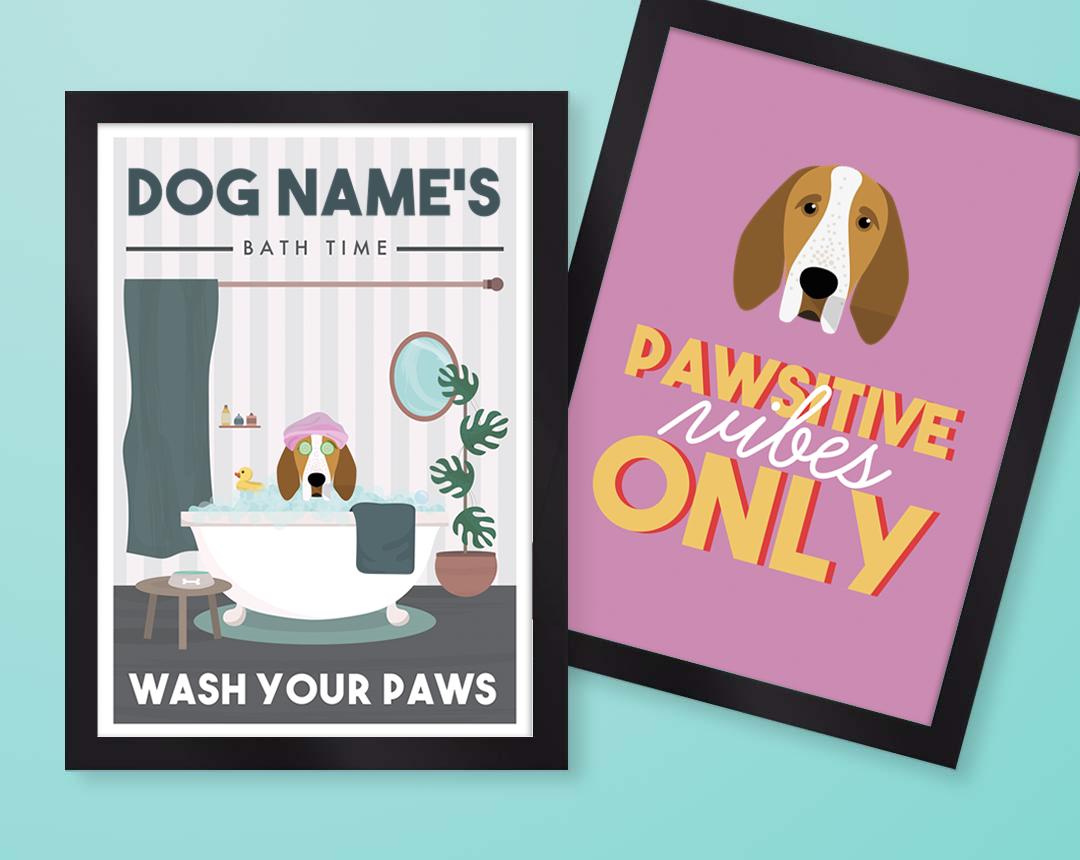 Personalized Dog Wall Art