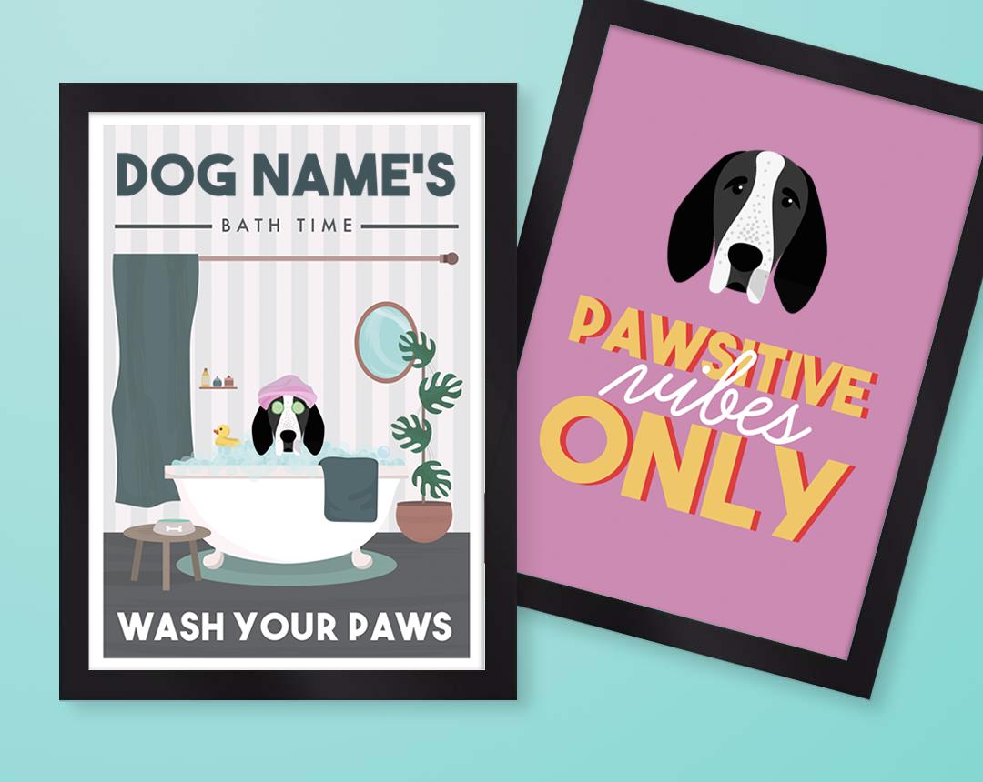 Personalized Dog Wall Art