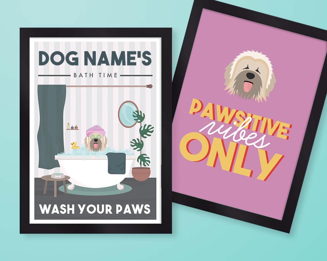 Personalized Dog Wall Art