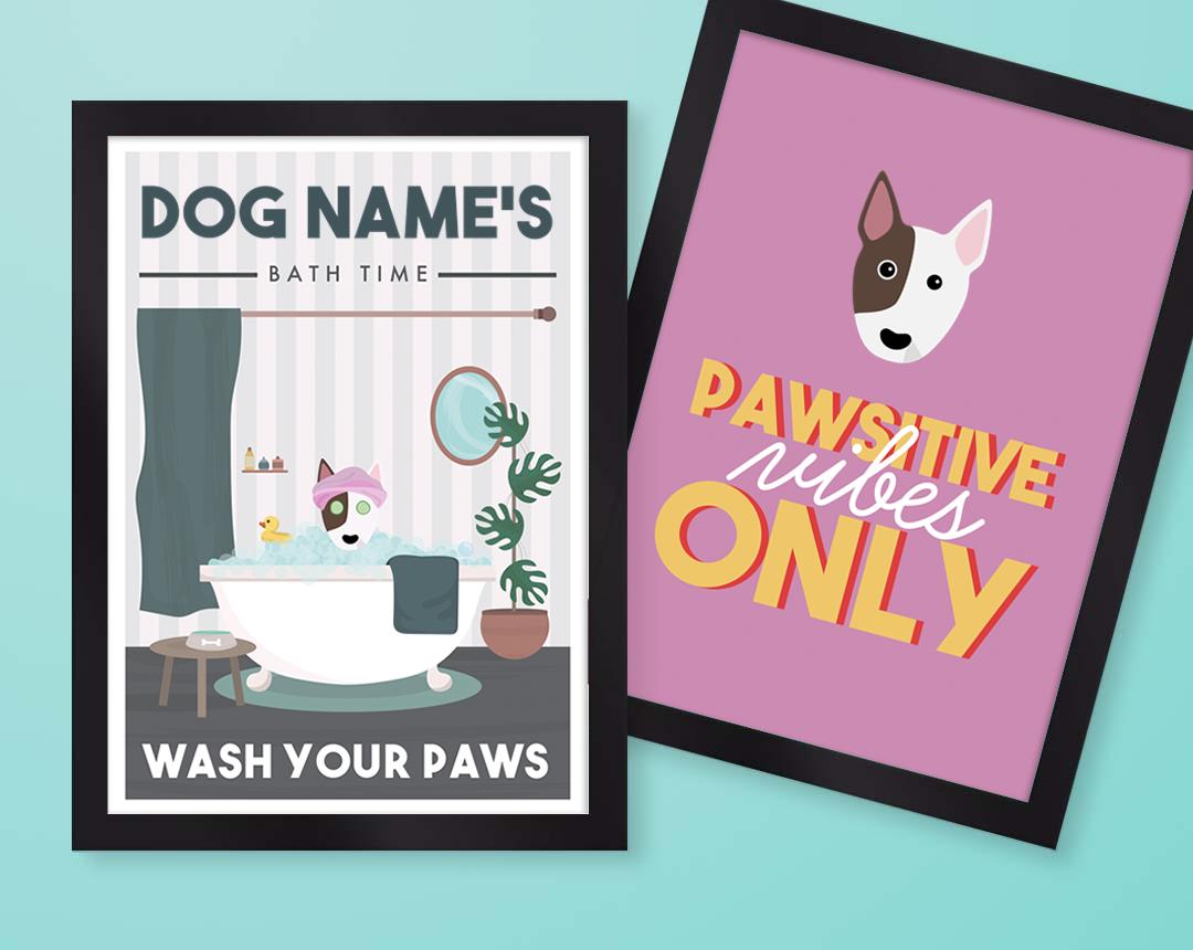 Personalized Dog Wall Art