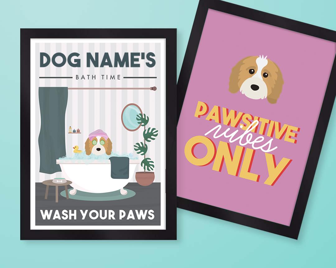 Personalized Dog Wall Art