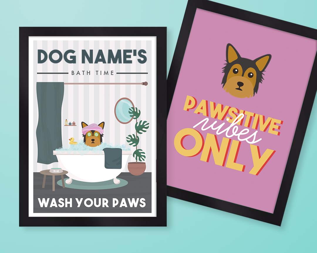 Personalized Dog Wall Art