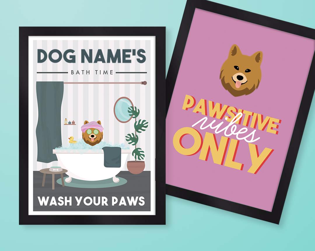 Personalized Dog Wall Art