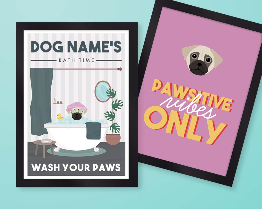 Personalized Dog Wall Art