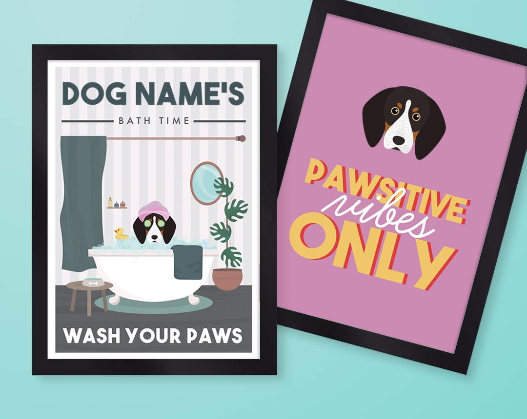 Personalized Dog Wall Art