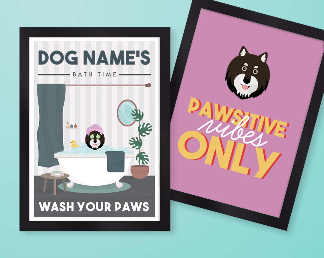 Personalized Dog Wall Art