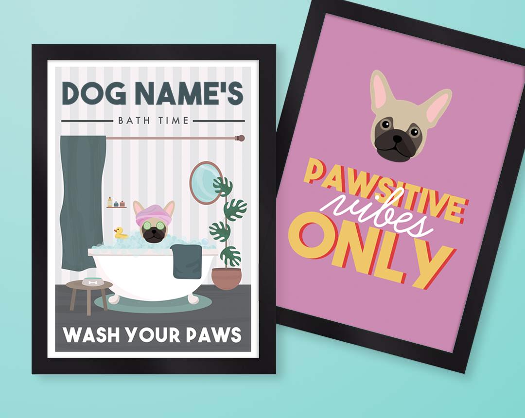 Personalized Dog Wall Art