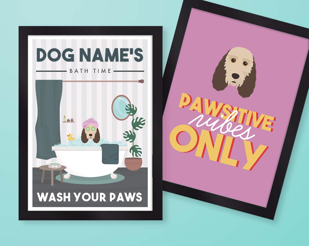 Personalized Dog Wall Art