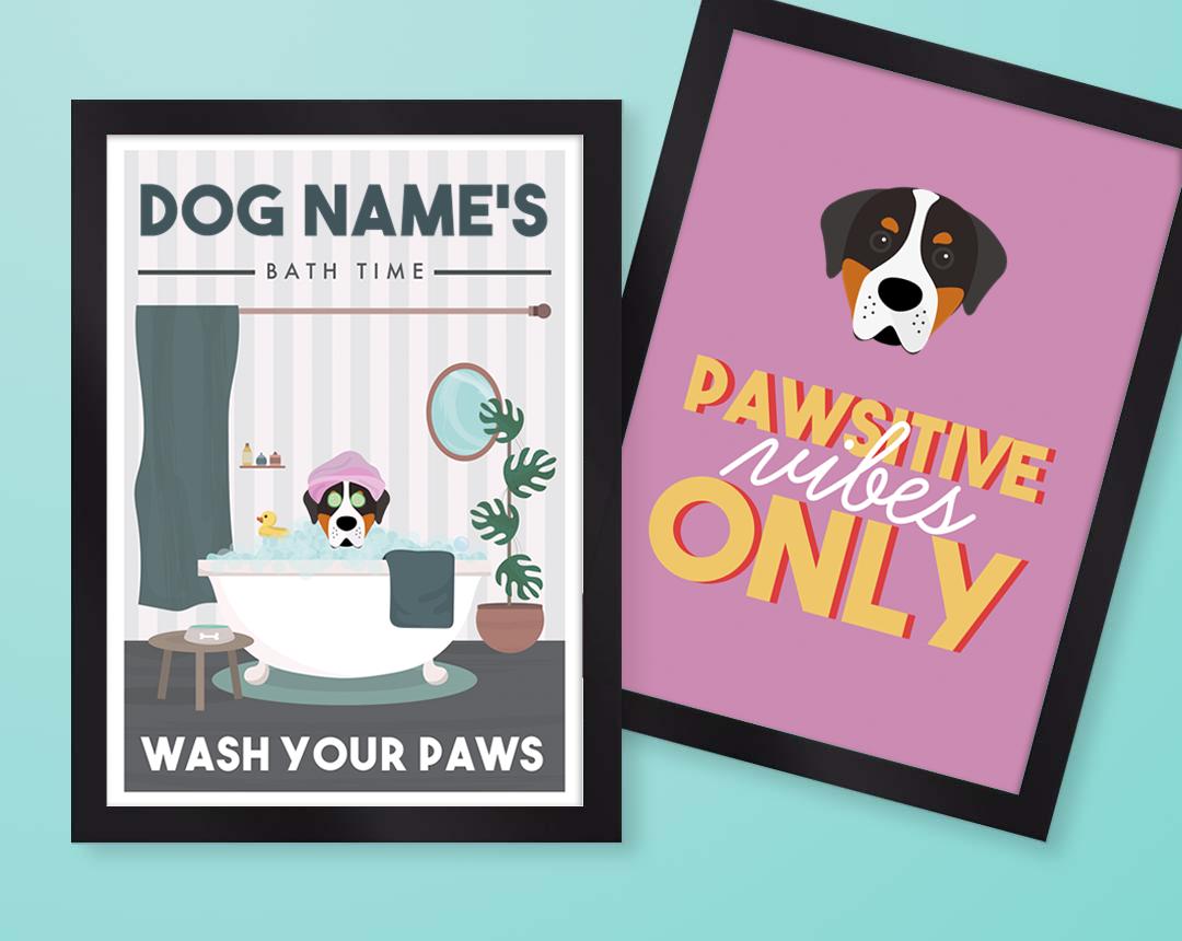 Personalized Dog Wall Art