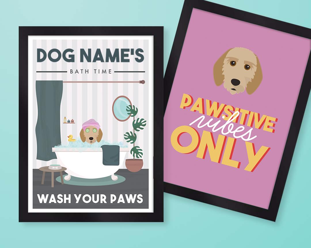 Personalized Dog Wall Art