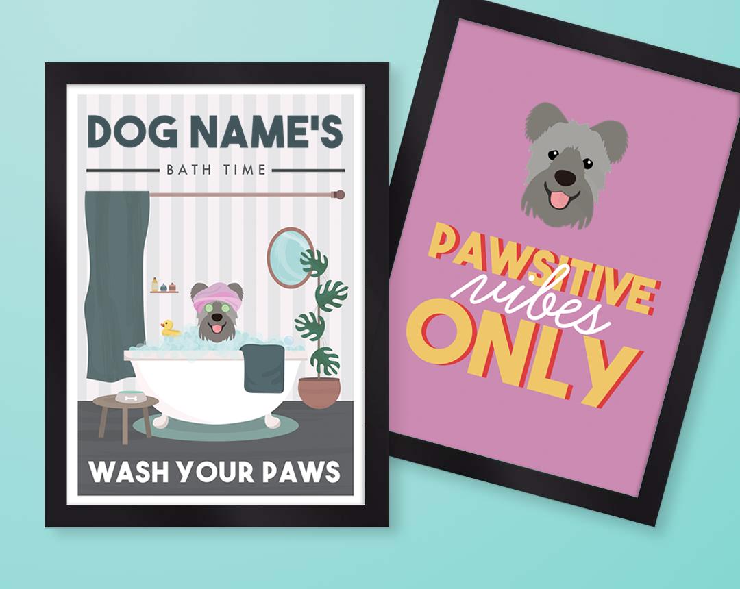 Personalized Dog Wall Art