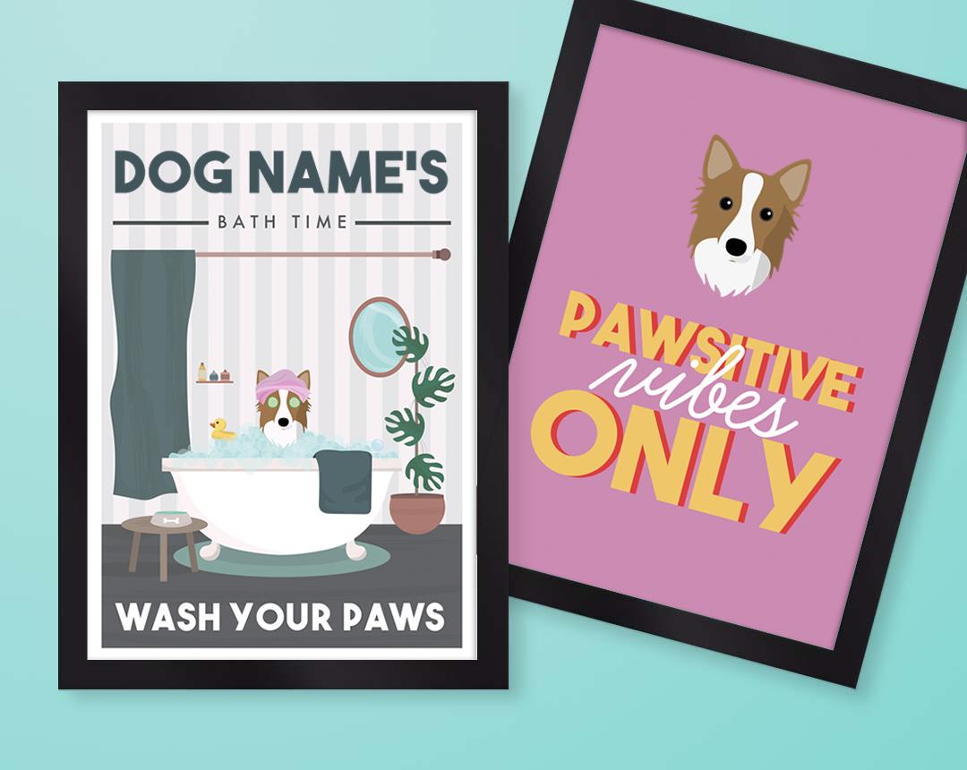 Personalized Dog Wall Art