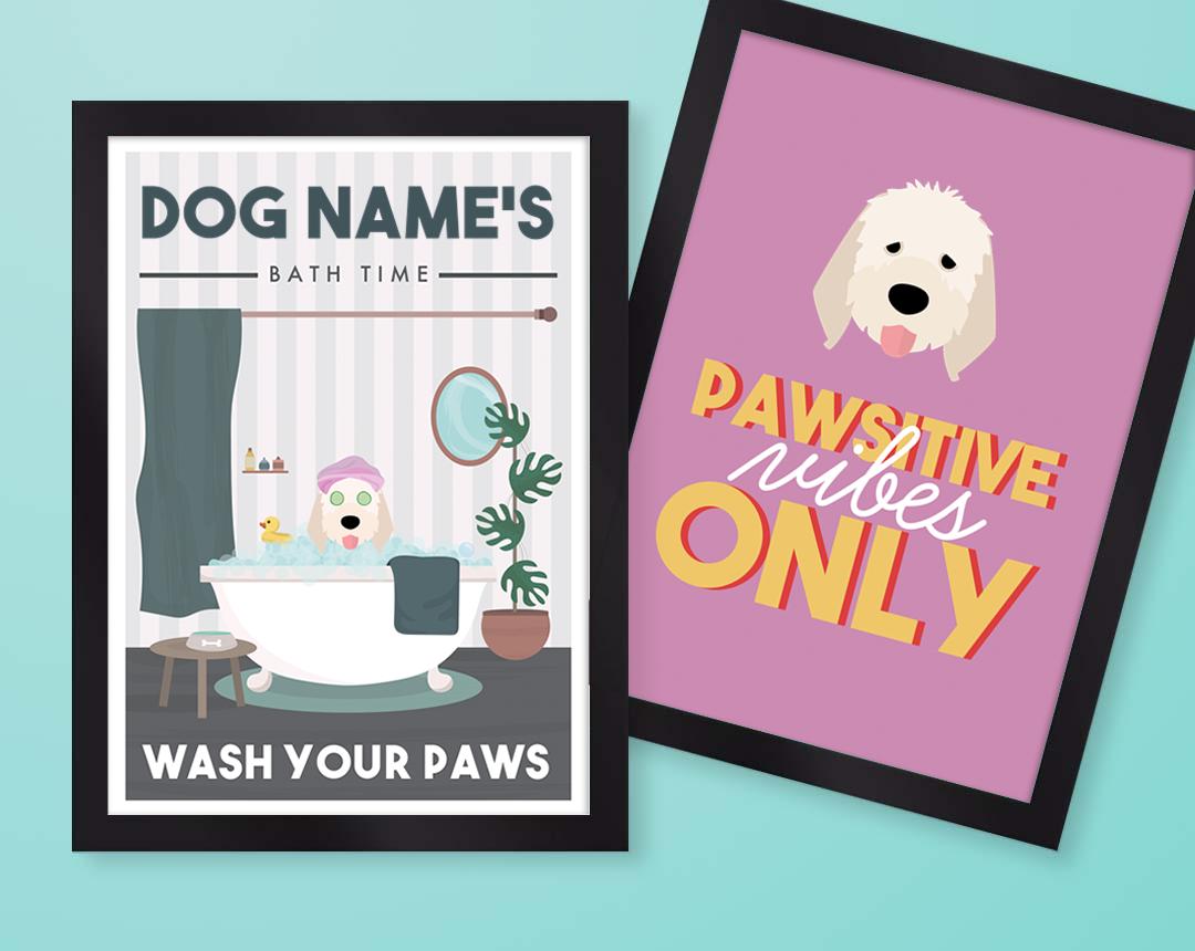 Personalized Dog Wall Art