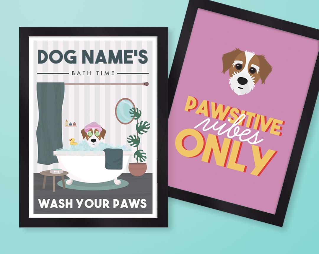 Personalized Dog Wall Art