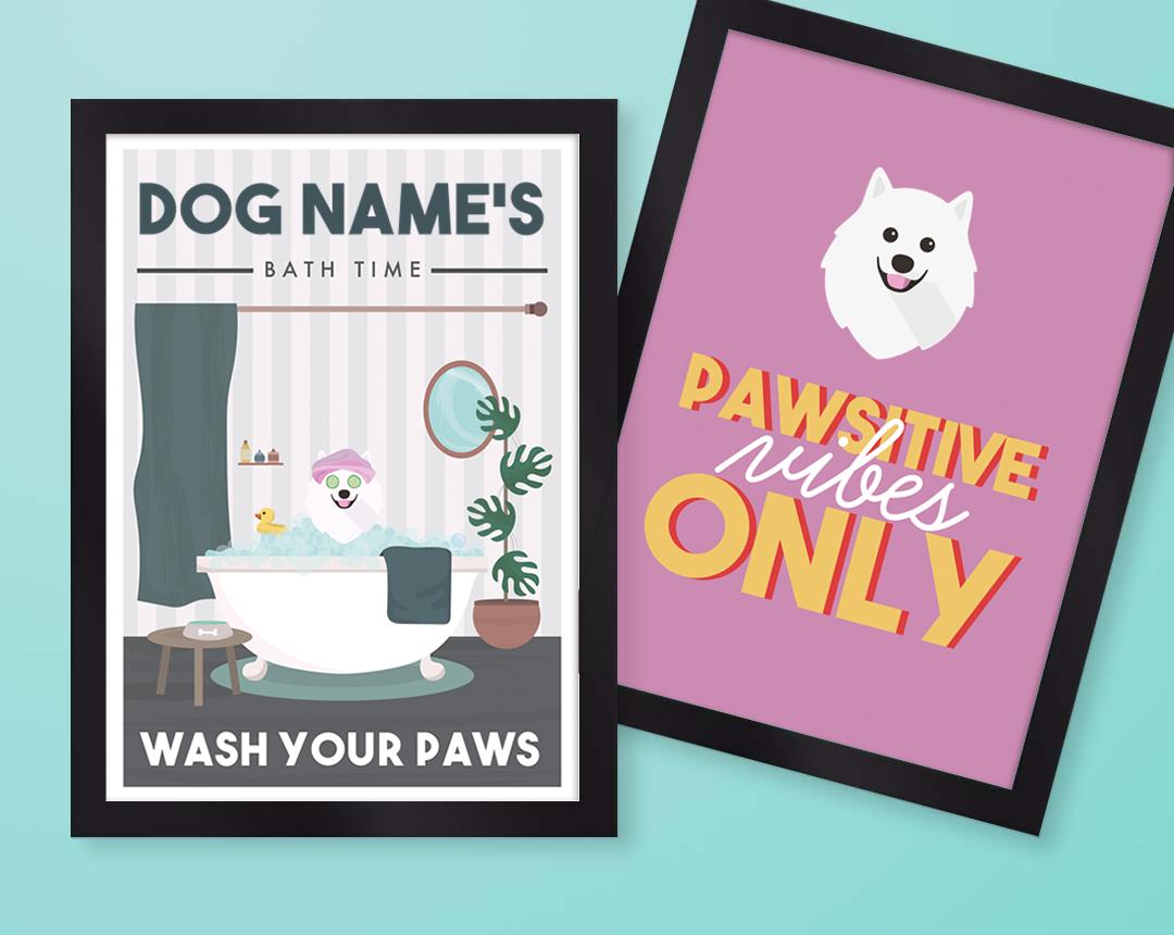 Personalized Dog Wall Art