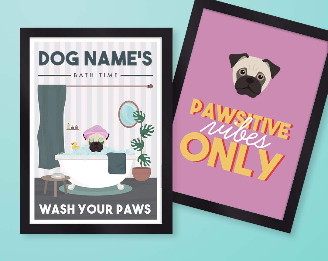 Personalized Dog Wall Art