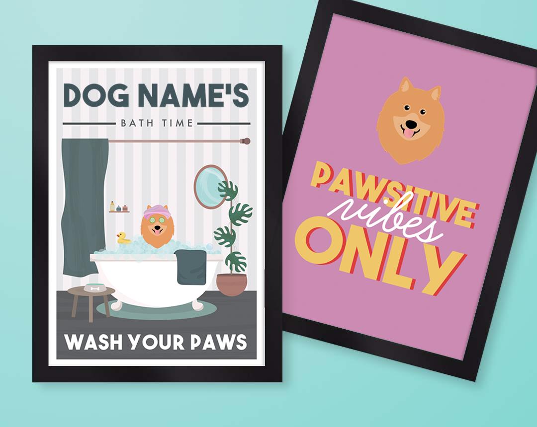 Personalized Dog Wall Art