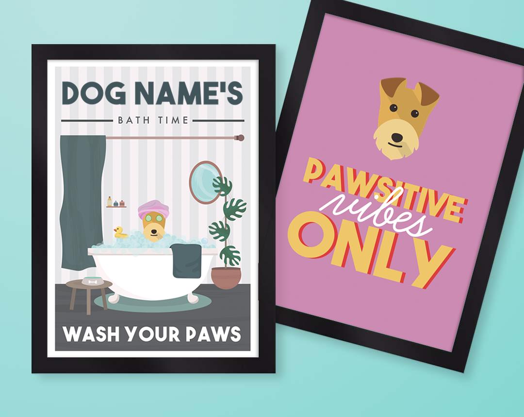 Personalized Dog Wall Art