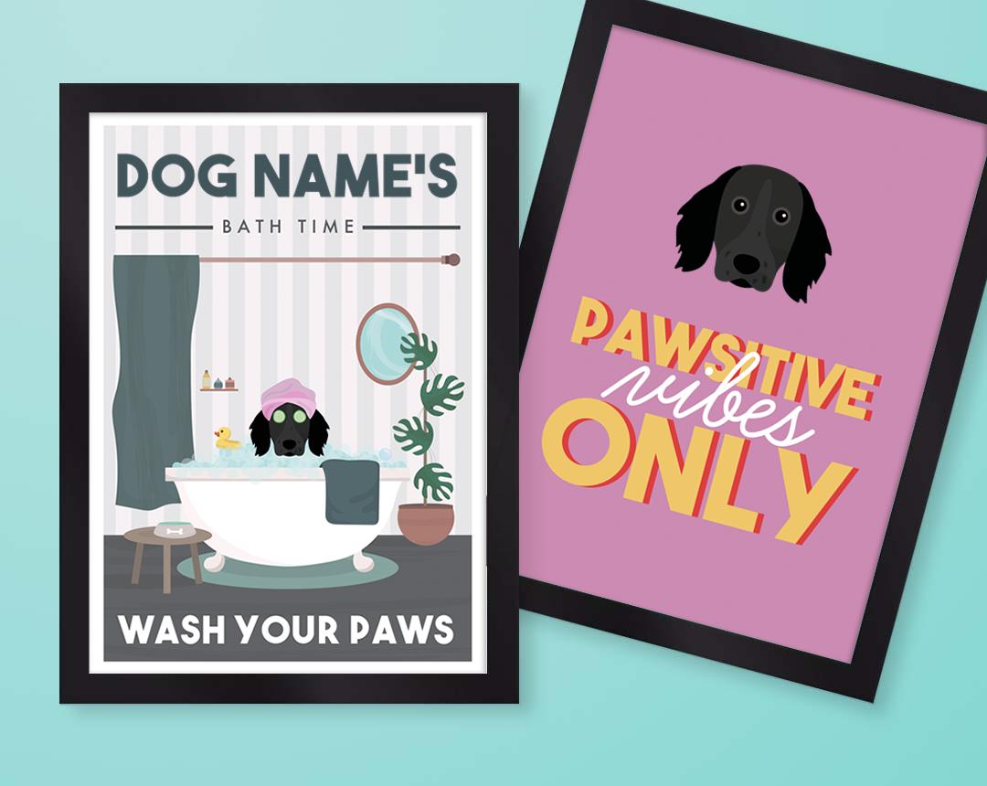 Personalized Dog Wall Art