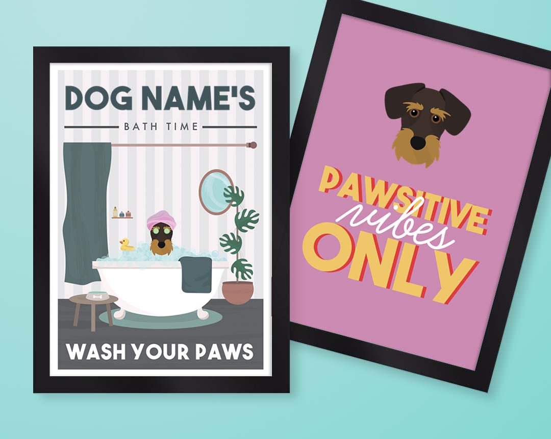 Personalized Dog Wall Art