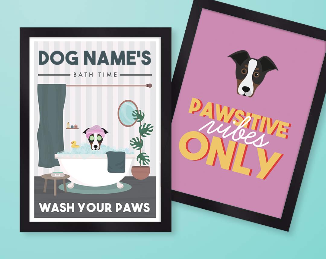 Personalized Dog Wall Art