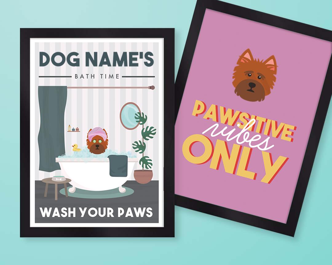 Personalized Dog Wall Art