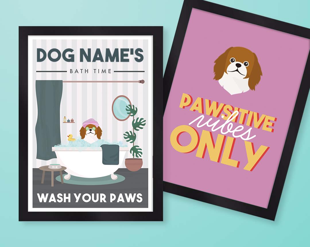 Personalized Dog Wall Art